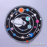 Mountain Waves Patch For Clothing Nature Travel Patches On Clothes DIY Camping Fusible Patch Applqiue Sewing Embroidered Pacthes
