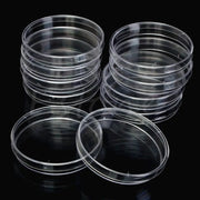 10Pcs Plastic Sterile Petri Dishes Bacteria Culture Dish with Lids 55x15mm for Laboratory Biological Scientific School Supplies