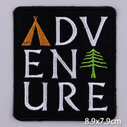 Mountain Waves Patch For Clothing Nature Travel Patches On Clothes DIY Camping Fusible Patch Applqiue Sewing Embroidered Pacthes