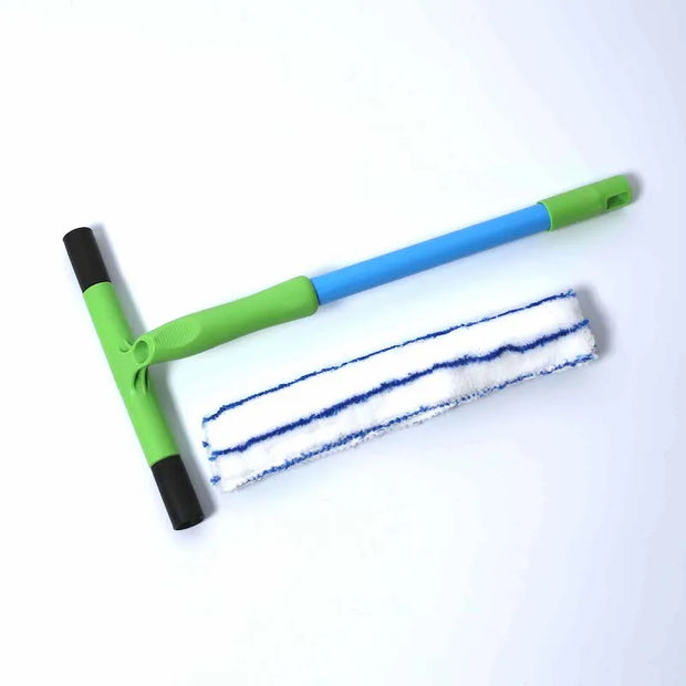T bar 30cm short handle silicone window glass cleaning squeegee drying water blade for home bath room