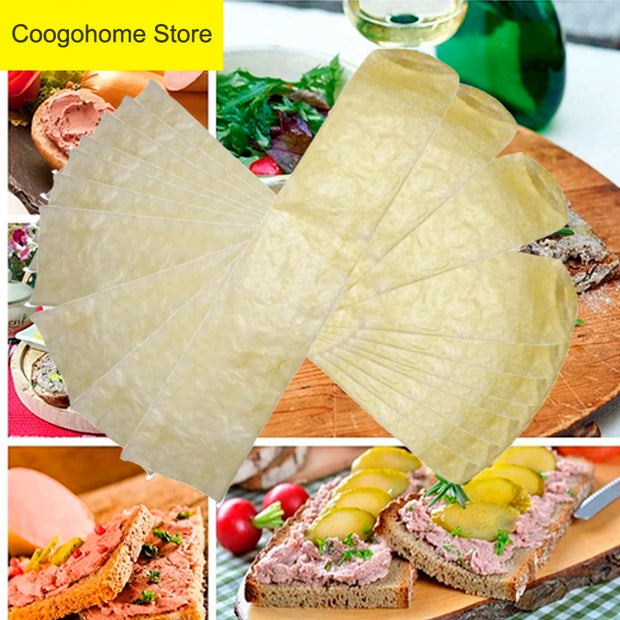 10pcs/Lot BBQ Casings for Sausage,Each Length:50cm Wide:10cm,Salami,BBQ Kitchen Tools  Meat Poultry Tools Inedible Casings
