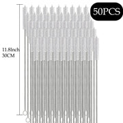 Straw Cleaner Brush Kit for Stanley - (4-Size) Extra Long Pipe Cleaners, Straw Cleaning Brush for Tumbler, Bottle