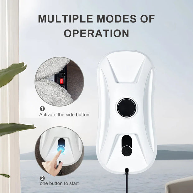 DIVEDEER Intelligent Window Cleaner Bi-directional Triple Spray New Window Cleaner Automatic Dual Spray Mini-Type