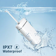 USB Water Denta l Flossers and Toothbrush Cordless Jet Irrigator Pick Water Flosser Denta l Deformable Pocket Water Flosser Care