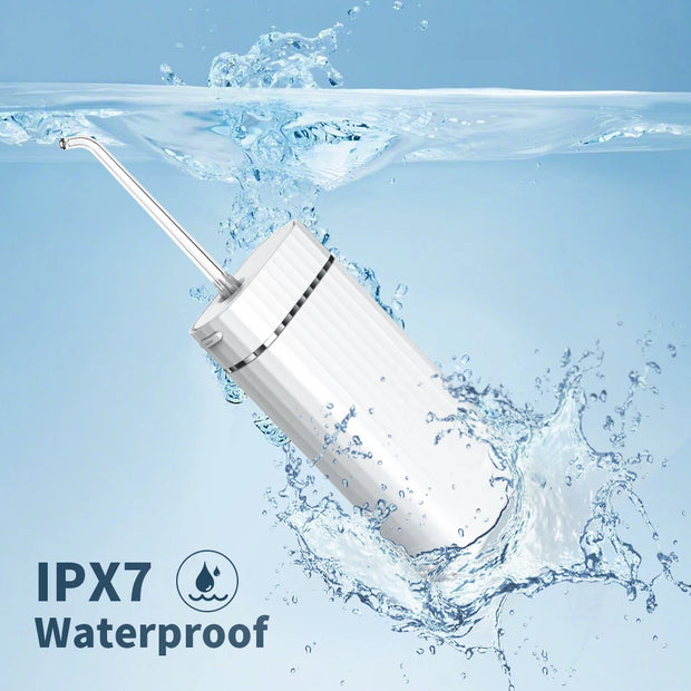 USB Water Denta l Flossers and Toothbrush Cordless Jet Irrigator Pick Water Flosser Denta l Deformable Pocket Water Flosser Care