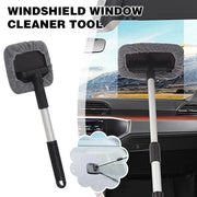 Car Windshield Clean Brush Kit Car Window Cleaning Wash Tool with Long Handle Adjustable Angle Cleaning Brush