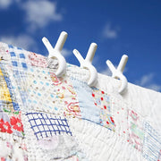 2/4pcs Plastic Clothes Pins with Strong Anti-Rust Springs Heavy Duty Beach Towel Clips Laundry Clothespins to Keep Your Towel