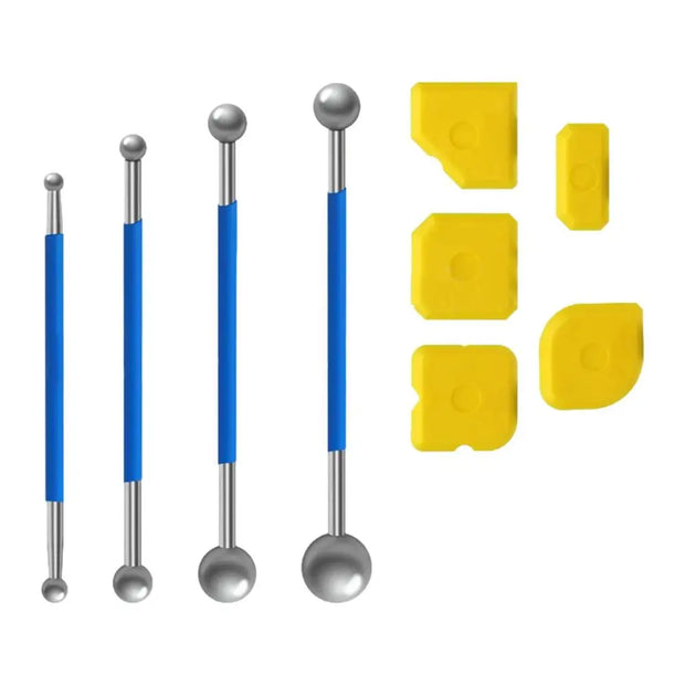 Silicone Caulk Remover Tool Silicone Scraper Tool Glass Glue Angle Scraper Grout Scraper Caulk Finishing For Window Sink Tile