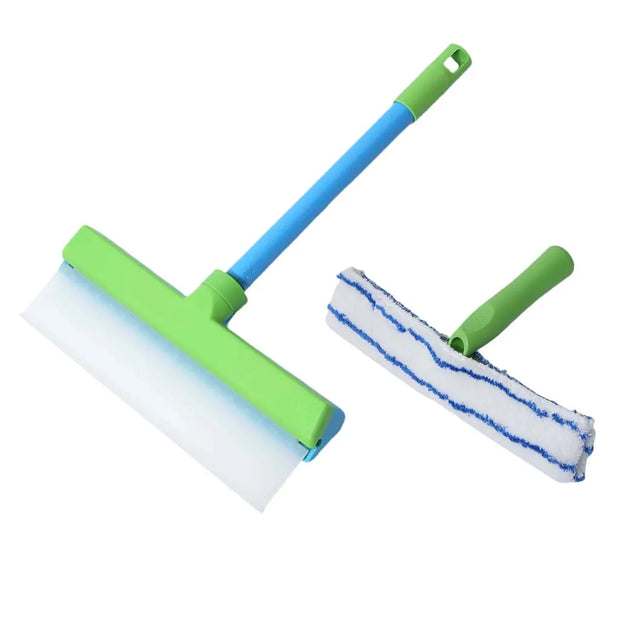 T bar 30cm short handle silicone window glass cleaning squeegee drying water blade for home bath room