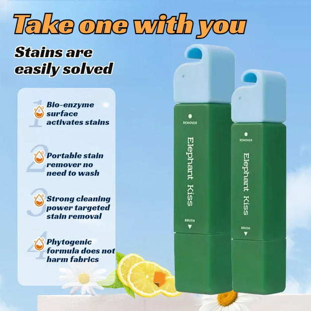 White Clothes Stain Remover Pen Strong Portable Waterless tant Oil Stain Remover Pen