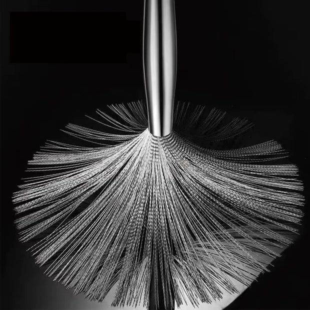 Stainless Steel Pot Brush Long Handle Multi-functional Cleaning Brush Hanging Washing Tool for Kitchen Sink Pans Scrubber Gadget