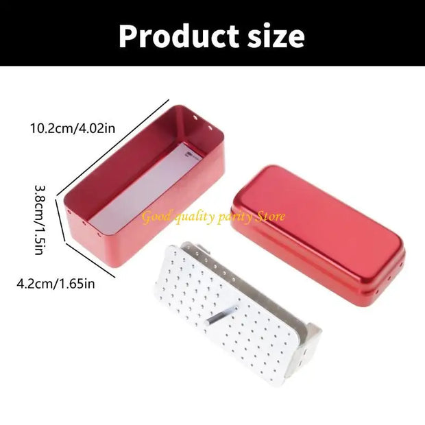 M4YA Efficient 72 Hole Dental Tool Holder Storage Box For Organized And Safe Use
