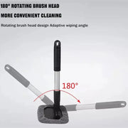 Car Windshield Clean Brush Kit Car Window Cleaning Wash Tool with Long Handle Adjustable Angle Cleaning Brush
