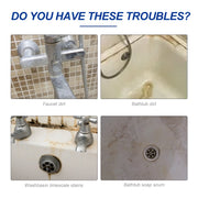 Bathroom Cleaning Spray Shower Glass Descaler Anti Mold Cleaning Bathtub Toilet Descaling Limescale Cleaner Bathtub Cleaner Foam