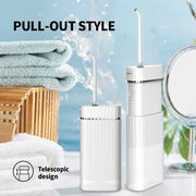 USB Water Denta l Flossers and Toothbrush Cordless Jet Irrigator Pick Water Flosser Denta l Deformable Pocket Water Flosser Care