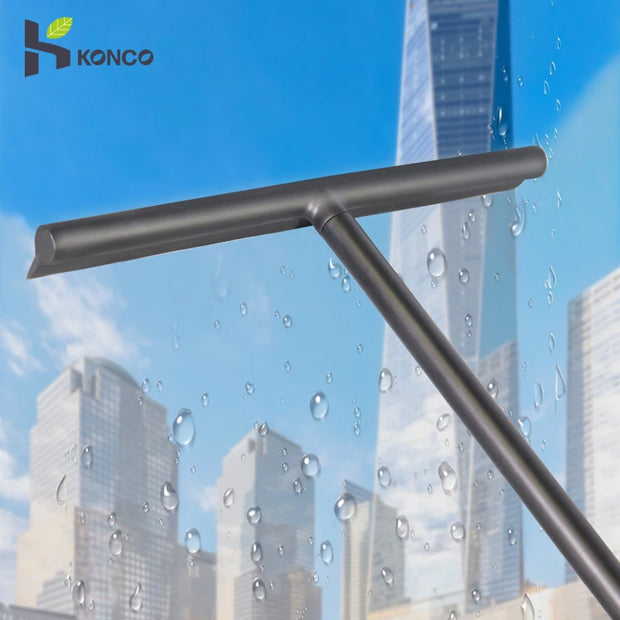 Super Long Shower Squeegee 30cm Widened Silicone Glass Wiper Scraper Window Cleaner Bathroom Floor Mirror Wiper Cleaning Tool