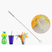 20CM Stainless Soft Hair Suction Glass Tube Cleaner Brushes Straw Bottle Cleaning Brush Cleaning Tools Household Cleaning