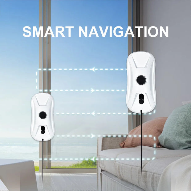 DIVEDEER Intelligent Window Cleaner Bi-directional Triple Spray New Window Cleaner Automatic Dual Spray Mini-Type