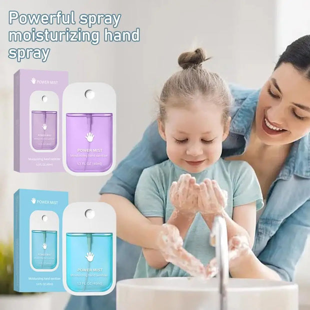 Powerful Spray Moisturizing Hand Washing Spray Nourishing Portable  Safe Reliable Cleaning Hands Sanitizer Spray 45/38ml