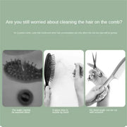 Comb Cleaning Brush Hair Dirt Remover Hairbrush Cleaner Air Cushion Comb Embedded Cleaning Tools for Home Accessories