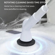 Xiaomi MIJIA 2000mAh 6-in-1 Electric Cleaning BrushWireless Intelligence Rotary Clean Brush Shower Clean Brush Kitchen Bathroom