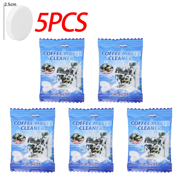 20/5pcs Coffee Machine Cleaning Tablet Strong Descaling Agent For Scale Removal Works On Coffee Makers Kitchen Cleaning Supplies
