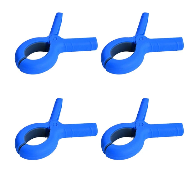 2/4pcs Plastic Clothes Pins with Strong Anti-Rust Springs Heavy Duty Beach Towel Clips Laundry Clothespins to Keep Your Towel