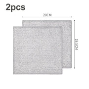 Kitchen Cleaning Cloth Reusable Steel Wire Cleaning Rag Pans Stove Rust Removal Magic Cleaning Cloth Dish Cloth Cleaning Tools