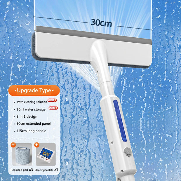 Double-sided spray expansion window cleaner Window Washing Brush Window Washer Glass Cleaning Brush East Glass Wiper Kitchen