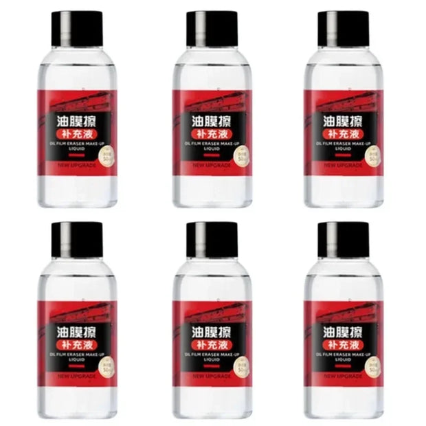 Car Glass Oil Film Cleaning Brush Agent Powerful Windshield Cleaner Rain Fog Proof Glass Sponge Water Spots Auto Removal Oil