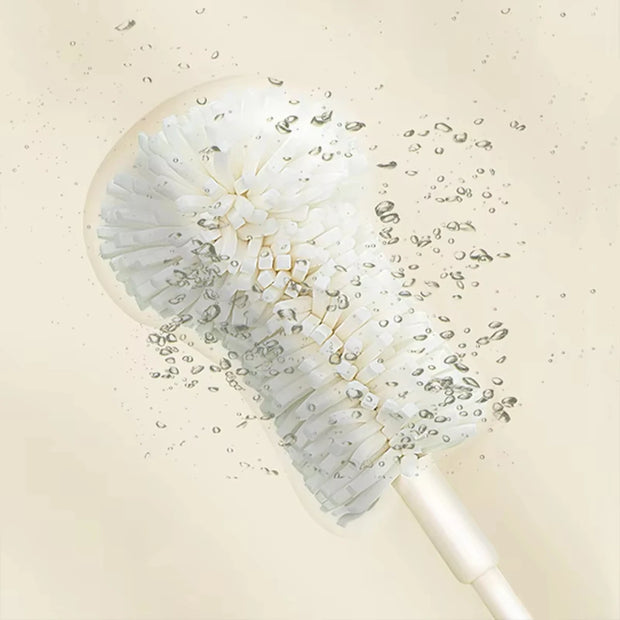Sponge Brush Cup Scrubber Glass Cleaner Kitchen Cleaning Tool Long Handle Drink Wineglass Bottle Household