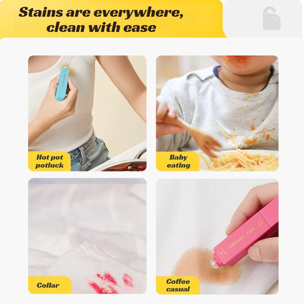 White Clothes Stain Remover Pen Strong Portable Waterless tant Oil Stain Remover Pen