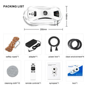 PuRuiKai Ultra thin Robot vacuum cleaner window cleaning robot window  electric glass limpiacristales remote control for home
