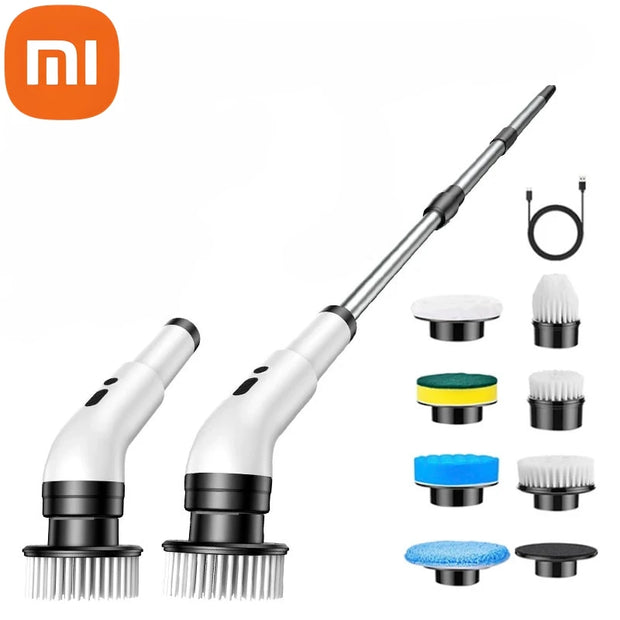 Xiaomi Wireless 9-in-1 Electric Cleaning Brush Kitchen And Bathroom Tile Waterproof Sweeping Brush Extended Telescopic Household