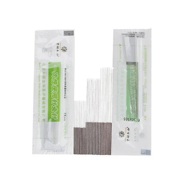 ZHONGYAN TAIHE 500/BOX Acupuncture Needles Sharp Disposable Sterile Beauty Massage Needle Acupuncture with Tube 5 Years Validity