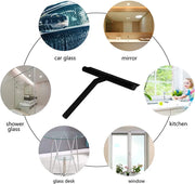 Shower Squeegee  for Glass Door Shower Wall Scraper Cleaner With Silicone Holder Bathroom Mirror Wiper Scraper Glass Cleaning