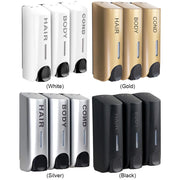 Triple 350ml Shower Bath Shampoo Dispenser Multi-Purpose Wall-Mount Heat-Resistant Large Capacity for Bathroom Accessories