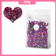200G Natural Dried Flower Wedding Confetti Red Blue Rose Petal Birthday Party DIY Decoration Biodegradable Handmade Party Supply