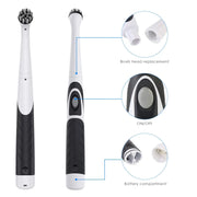 Electric Cleaning Brush Scrubber Crevices Pool Cleaner 4 Replaceable Heads Power Scrubbing Bathroom Accessories for Home Kitchen
