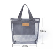 Mesh Makeup Toiletry Storage Bags Handbags Portable Travel Washing Body Shower Tools Organizer Hanging Cosmetic Organizer Pouch