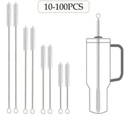 Straw Cleaner Brush Kit for Stanley - (4-Size) Extra Long Pipe Cleaners, Straw Cleaning Brush for Tumbler, Bottle