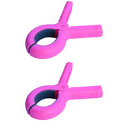 2/4pcs Plastic Clothes Pins with Strong Anti-Rust Springs Heavy Duty Beach Towel Clips Laundry Clothespins to Keep Your Towel