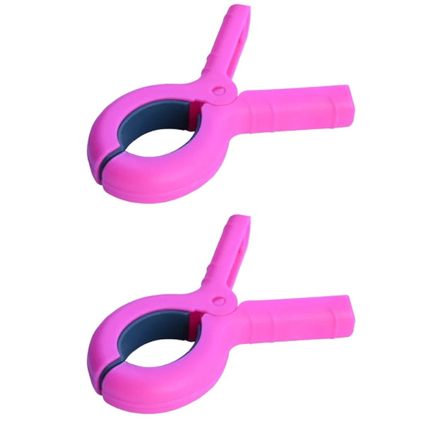 2/4pcs Plastic Clothes Pins with Strong Anti-Rust Springs Heavy Duty Beach Towel Clips Laundry Clothespins to Keep Your Towel