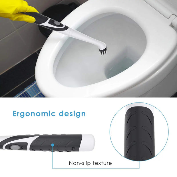 Electric Cleaning Brush Scrubber Crevices Pool Cleaner 4 Replaceable Heads Power Scrubbing Bathroom Accessories for Home Kitchen