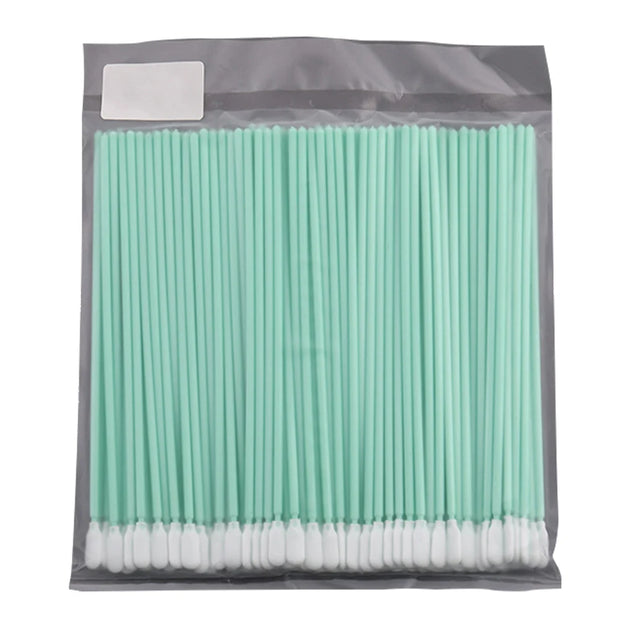 100Pcs/Pack Non Woven Cotton Swabs Dust-free Anti-static Micro Swab Sticks Lint Cleaning Tools For Fiber Laser Machine Focus Len