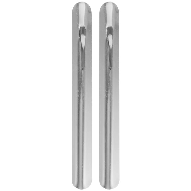 2pcs Restaurant Crumb Cleaner Stainless Steel Restaurant Crumb Scraper Tabletop Crumb Scraper Crumb Sweeper For Waiters Servers