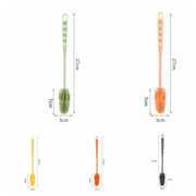 No Dead Corner Silicone Cup Brush Long Handle Portable Cup Scrubber Multipurpose Bottle Cleaning Brush Water Bottle