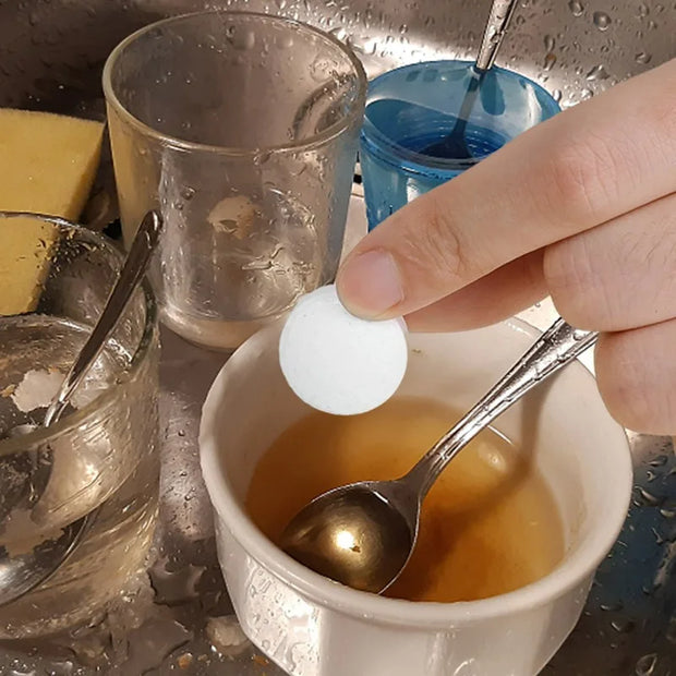 20/5pcs Coffee Machine Cleaning Tablet Strong Descaling Agent For Scale Removal Works On Coffee Makers Kitchen Cleaning Supplies