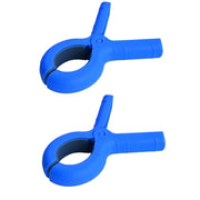 2/4pcs Plastic Clothes Pins with Strong Anti-Rust Springs Heavy Duty Beach Towel Clips Laundry Clothespins to Keep Your Towel