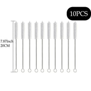 Straw Cleaner Brush Kit for Stanley - (4-Size) Extra Long Pipe Cleaners, Straw Cleaning Brush for Tumbler, Bottle